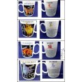 Twelve Chinese Zodiac Signs Ceramic Mugs Set for Wholesale